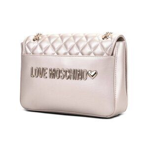 LOVE Moschino Borsa Quilted Bag Metallic Rose Gold - Brand New
